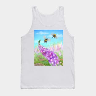 Honeybees and Foxgloves Tank Top